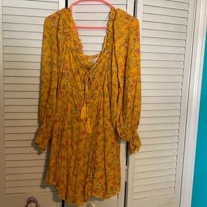 Boho long sleeve dress